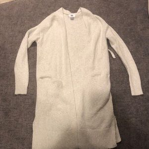 Brand new soft gray open cardigan!